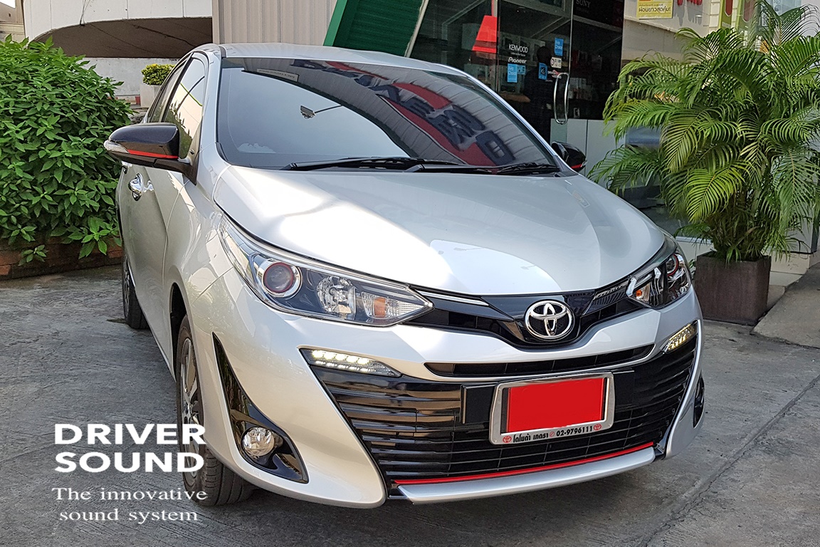 toyota yaris  กล้อง หน้า หลัง