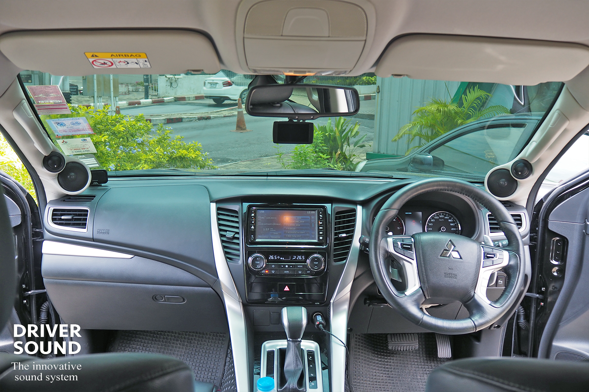 pajero sport up grade ระบบเสียง ลำโพง
