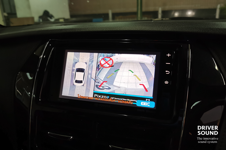 toyota yaris  กล้อง รอบคัน 360