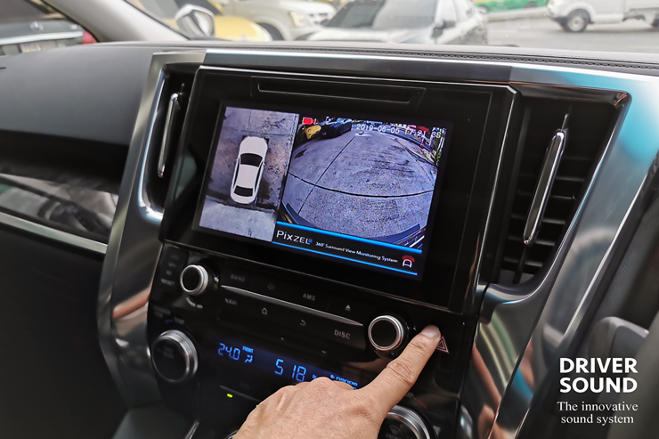 toyota vellfire กล้อง รอบคัน 360