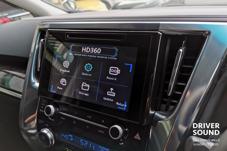 toyota vellfire กล้อง รอบคัน 360