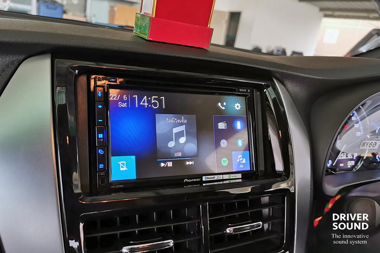 toyota yaris  จอ ตรงรุ่น กล้องหลัง