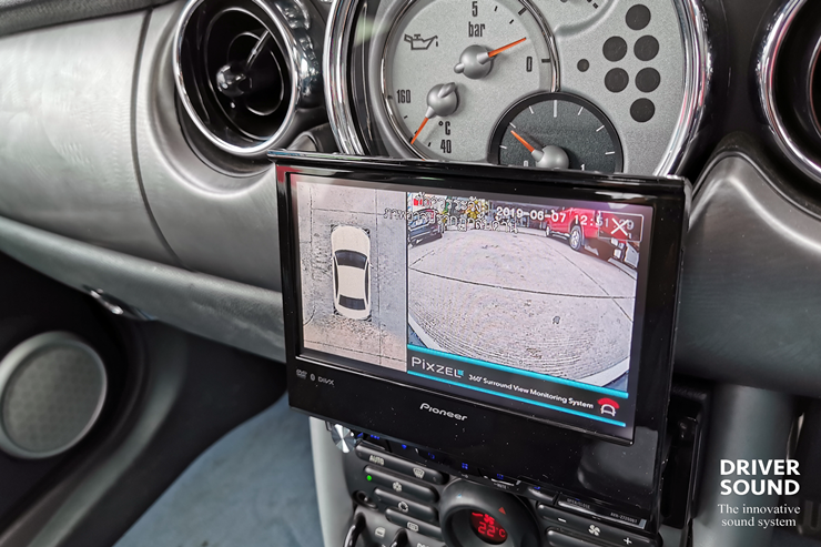 mini cooper กล้อง รอบคัน 360 ระบบเสียง