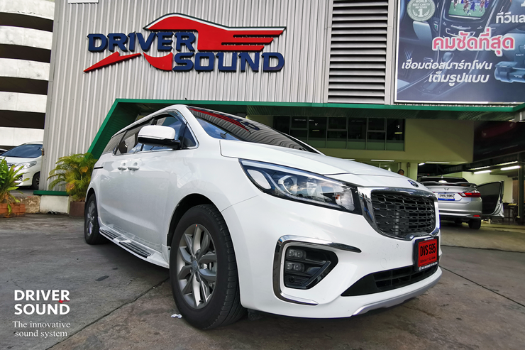 kia grand carnival เครื่องเสียง รถยนต์