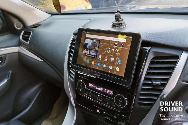 pajero sport จอ android ตรงรุ่น ระบบเสียง