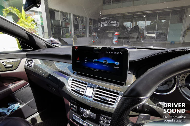 benz cls เปลี่ยนจอ android ตรงรุ่น