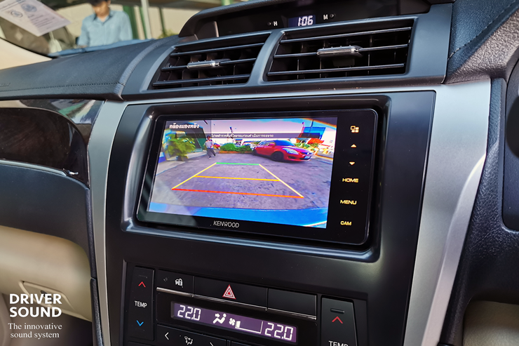 toyota camry จอ kenwood ตรงรุ่น กล้องหลัง