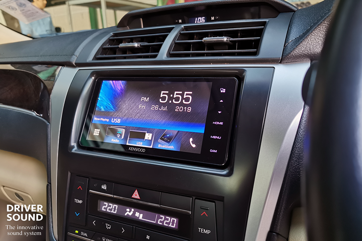 toyota camry จอ kenwood ตรงรุ่น กล้องหลัง