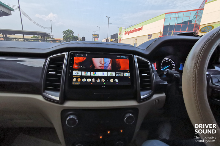 ford everest  จอ android ตรงรุ่น ลำโพง ระบบเสียง