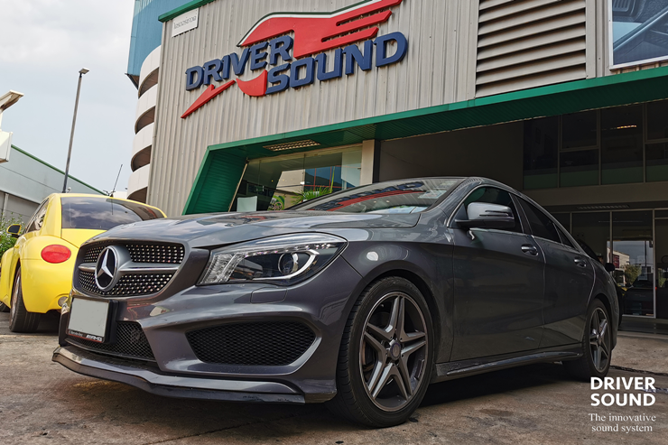 benz cla  ลำโพงเสียงแตก เปลี่ยนลำโพง