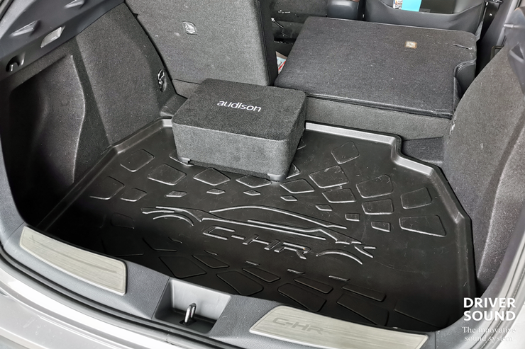 toyota c-hr ระบบเสียง ลำโพง ตู้ซับ audison