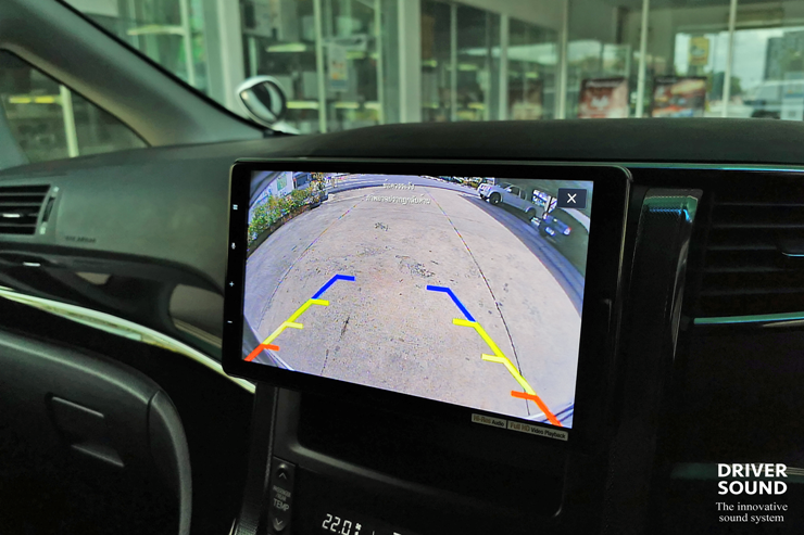 toyota vellfire เครื่องเสียงรถยนต์ กล้องหลัง
