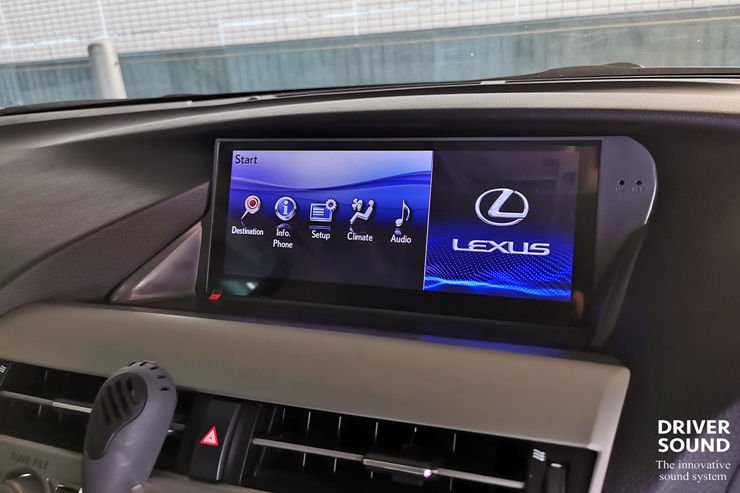 lexus rx270 จอ android ตรงรุ่น ระบบเสียง