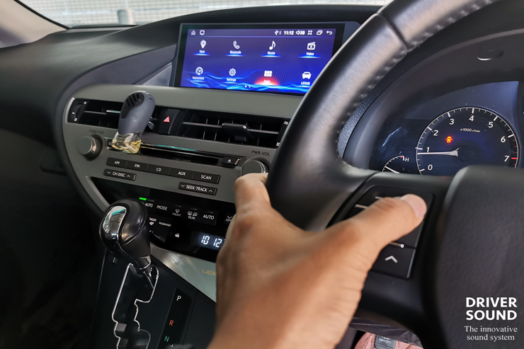 lexus rx270 จอ android ตรงรุ่น ระบบเสียง