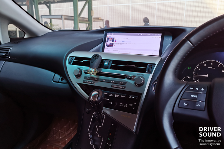 lexus rx270 จอ android ตรงรุ่น ระบบเสียง