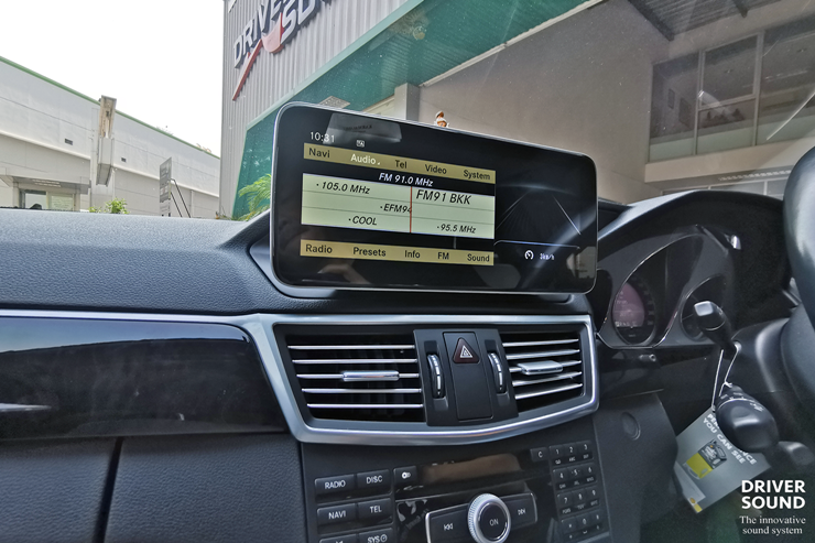 benz e class w212 จอ android ตรงรุ่น กล้องมองหลัง ลำโพง 