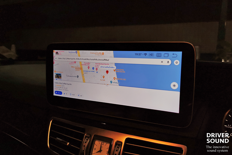 benz e class w212 จอ android ตรงรุ่น กล้องมองหลัง ลำโพง audison apk 165p