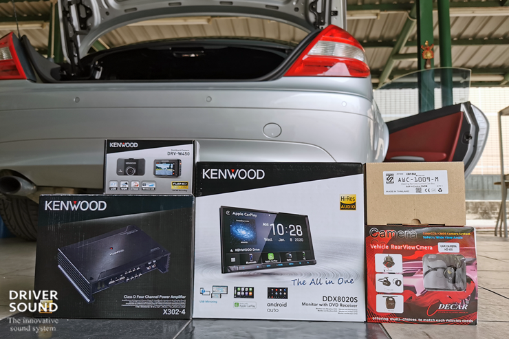 benz slk r171 จอ ตรงรุ่น กล้องมองหลัง เครื่องเสียงรถยนต์ kenwood