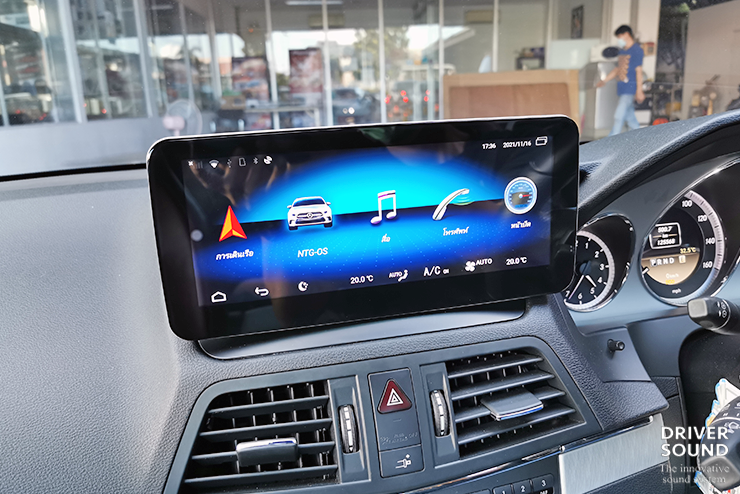 benz e class w207 จอ android ตรงรุ่น กล้องมองหลัง กล้องบันทึก