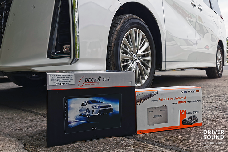 toyota alphard จอ android ตรงรุ่น decar