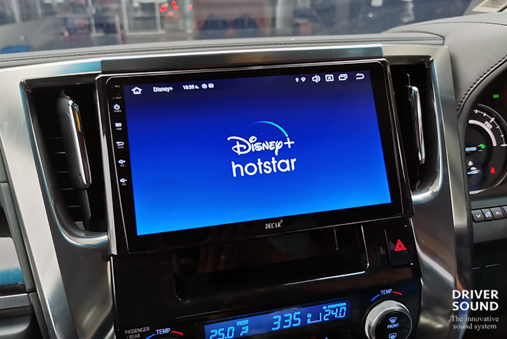 toyota alphard จอ android ตรงรุ่น decar