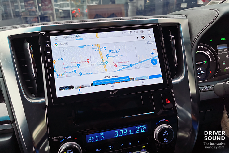 toyota alphard จอ android ตรงรุ่น decar