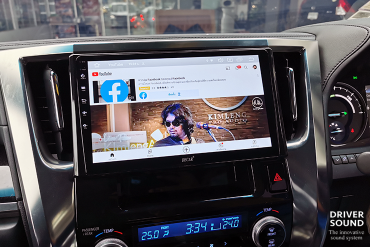 toyota alphard จอ android ตรงรุ่น decar