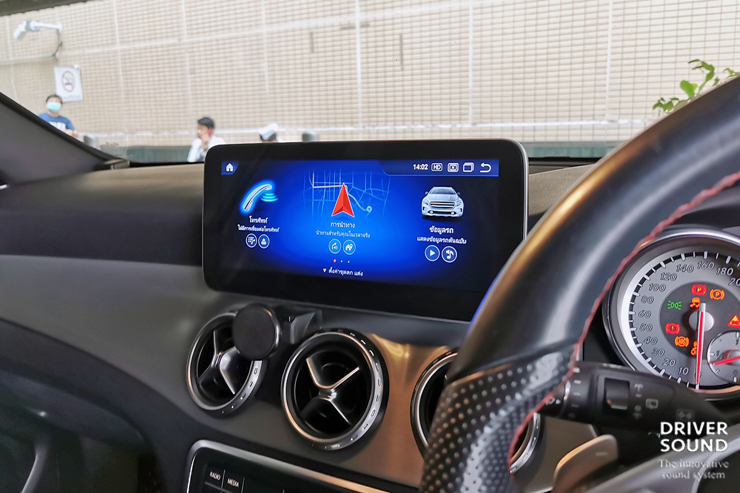 benz gla จอ android ตรงรุ่น dsp amp audison