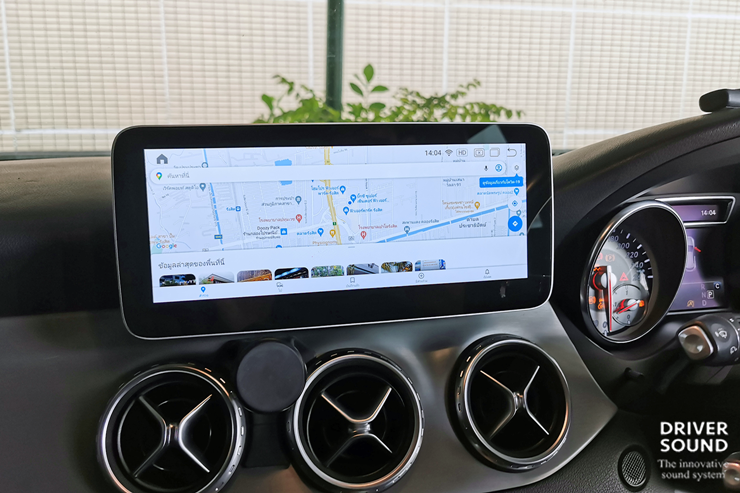 benz gla จอ android ตรงรุ่น dsp amp audison