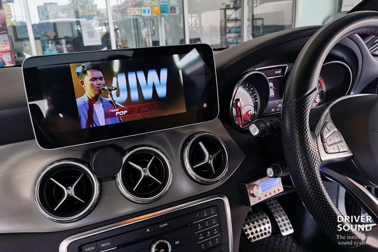 benz gla จอ android ตรงรุ่น dsp amp audison