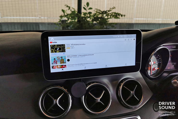 benz gla จอ android ตรงรุ่น dsp amp audison