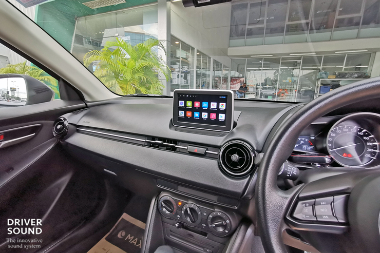 mazda 2 จอ android ตรงรุ่น กล้อง บันทึก หน้า หลัง