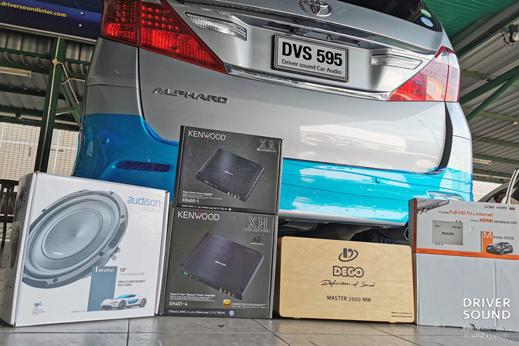 toyota alphard เครื่องเสียง รถยนต์
