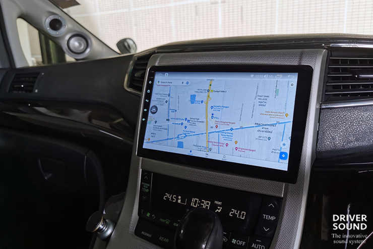 toyota alphard เครื่องเสียง รถยนต์ จอ android ตรงรุ่น