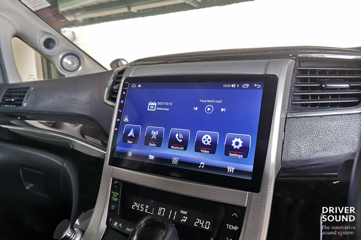 toyota alphard เครื่องเสียง รถยนต์ จอ android ตรงรุ่น