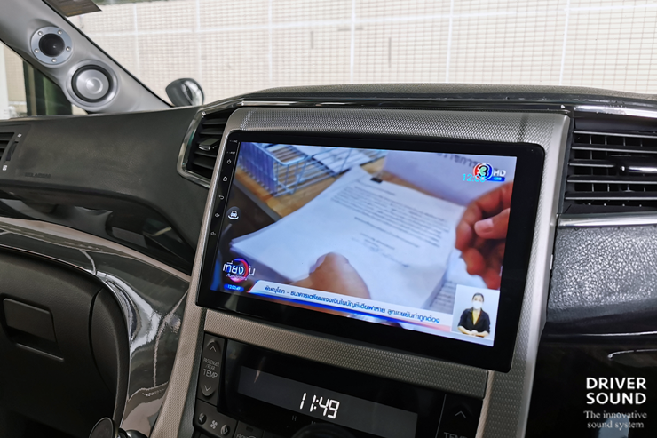 toyota alphard เครื่องเสียง รถยนต์ จอ android ตรงรุ่น