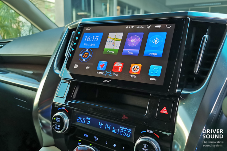 toyota vellfire จอ android ตรงรุ่น 