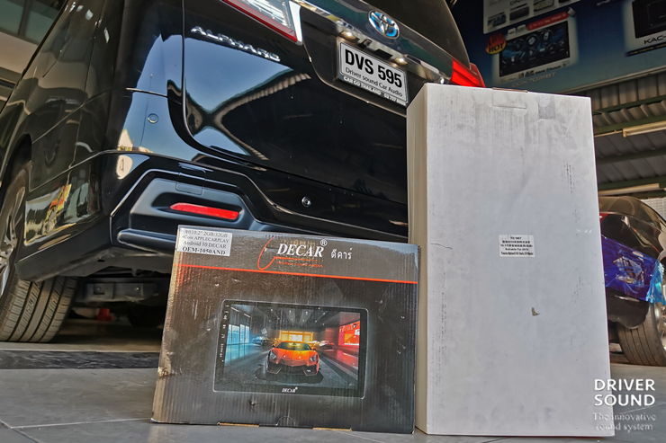 toyota vellfire จอ android ตรงรุ่น 
