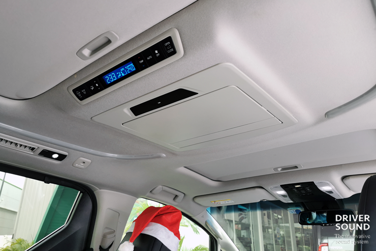 toyota vellfire จอเพดาน android ตรงรุ่น 