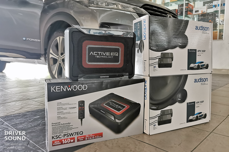 nissan kicks เครื่องเสียง รถยนต์ ลำโพง bassbox