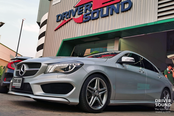 benz cla  ลำโพงเสียงแตก เปลี่ยนลำโพง