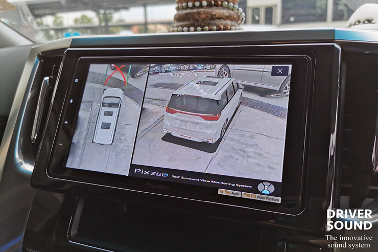 toyota alphard จอ ตรงรุ่น กล้องรอบคัน 360 