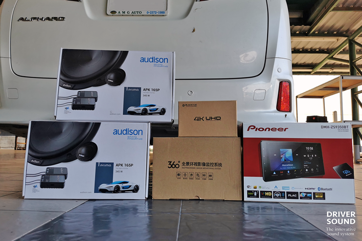 toyota alphard จอ ตรงรุ่น กล้องรอบคัน 360 ลำโพง