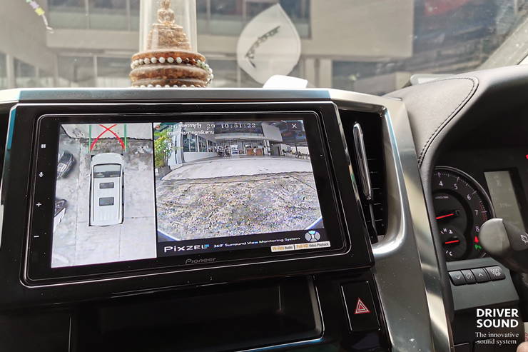 toyota alphard จอ ตรงรุ่น กล้องรอบคัน 360 
