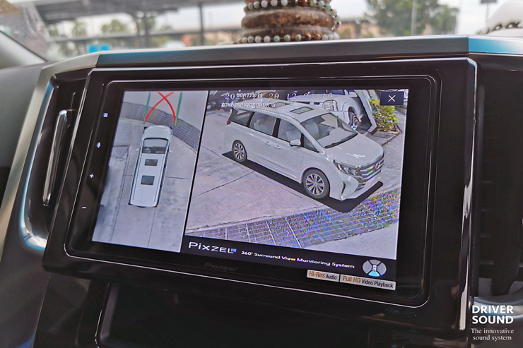 toyota alphard จอ ตรงรุ่น กล้องรอบคัน 360 