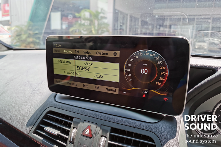 เปลี่ยนจอ ลำโพง benz w207