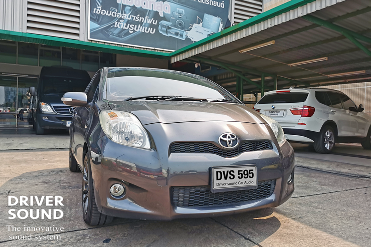 toyota yaris ติดตั้งจอ kenwood apple carplay