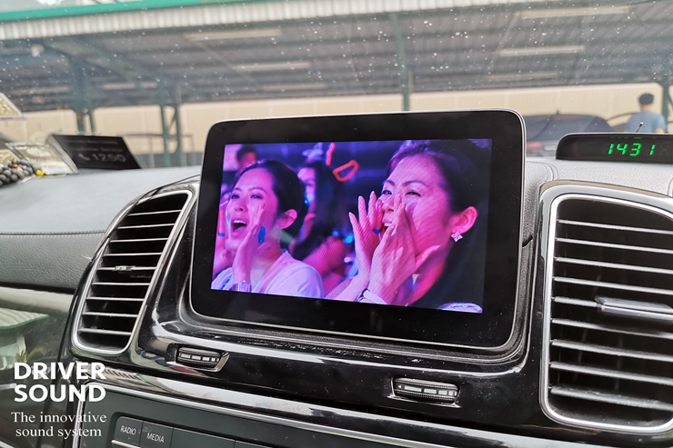 benz gle จอเดิม เพิ่ม digital tv กล้องบันทึก