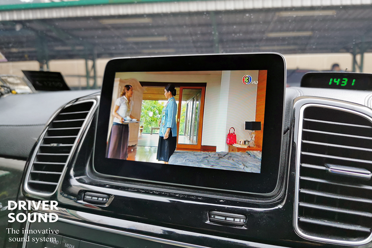 benz gle จอเดิม เพิ่ม digital tv กล้องบันทึก