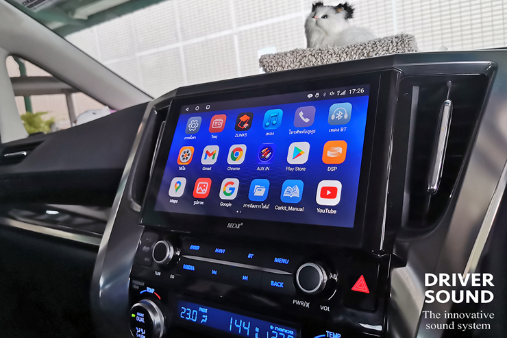 จอ android ตรงรุ่น ดีที่สุด toyota vellfire